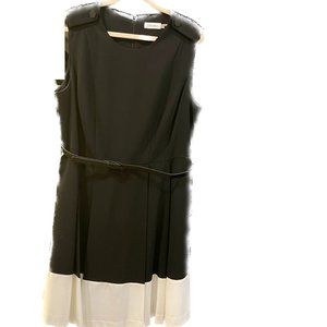 Calvin Klein Sleeveless Pleated A-Line Women’s Dress